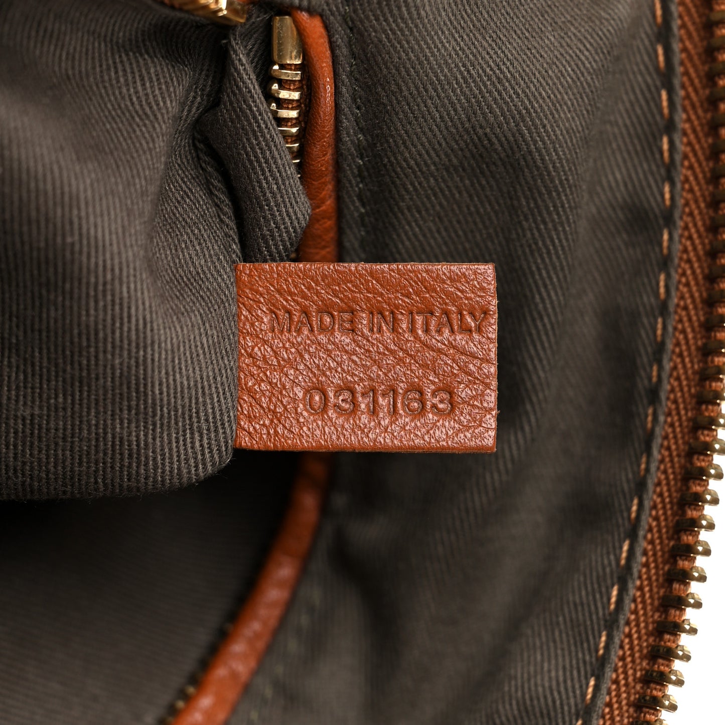 Calfskin Medium Marcie Satchel Tan