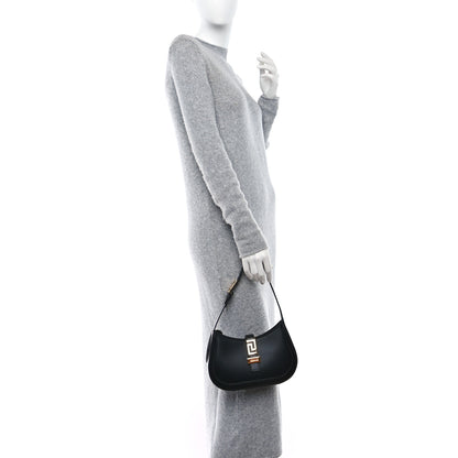 Versace Calfskin Small Greca Goddess Hobo Black 2 of 8