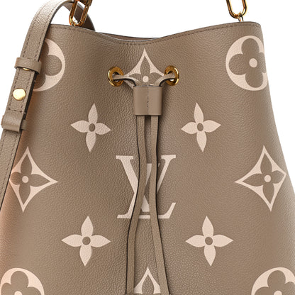 Louis Vuitton Empreinte Monogram Giant Neonoe MM Tourterelle Creme 7 of 12
