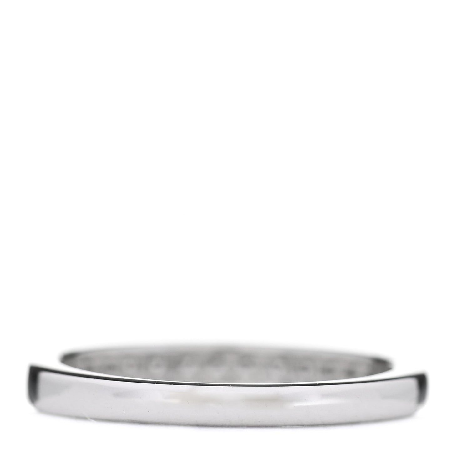 Platinum Diamond .20ctw Half Circle Wedding Band Ring 47 4