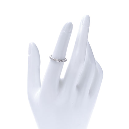 Tiffany Platinum Diamond 2.5mm Half Circle Wedding Band Ring 51 5.75 2 of 6