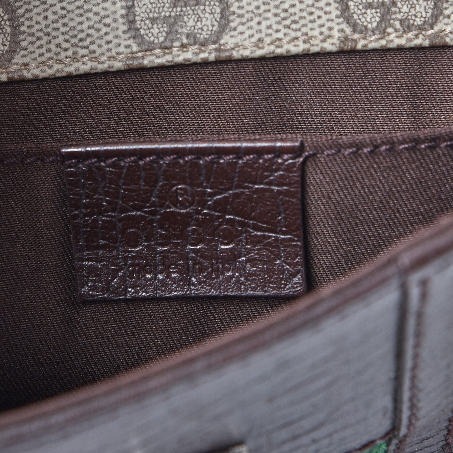 Gucci GG Monogram Plus Web Belt Bag Dark Brown 6 of 10