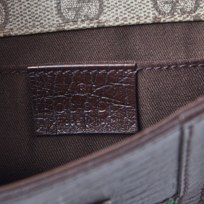 Gucci GG Monogram Plus Web Belt Bag Dark Brown 6 of 10