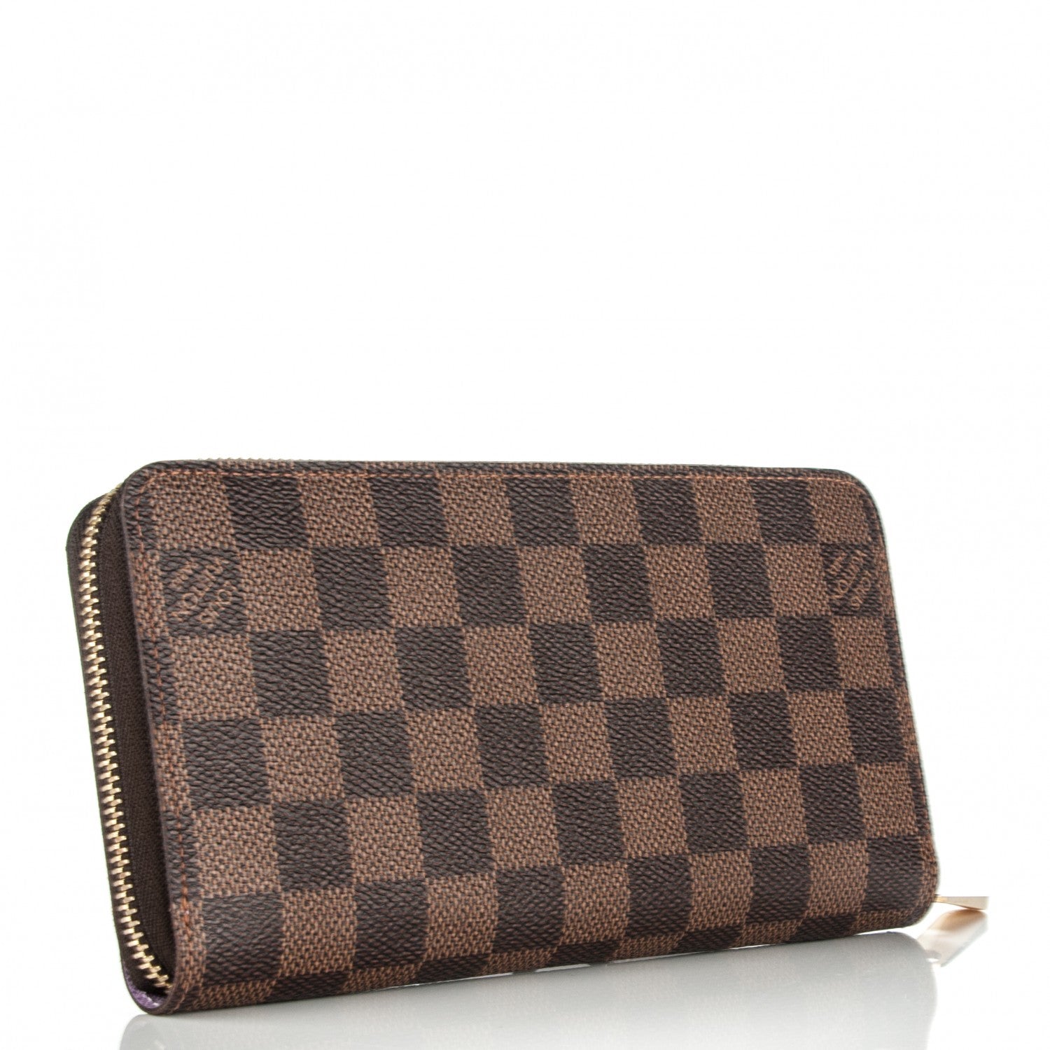 Louis Vuitton Damier Ebene Illustre Zippy Wallet Violet 3 of 7