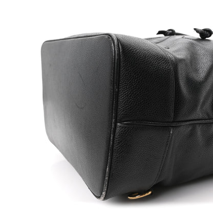 Chanel Caviar Sling Backpack Black 10 of 10