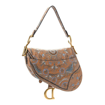 Christian Dior Calfskin Painted Saddle Bag 3 of 9