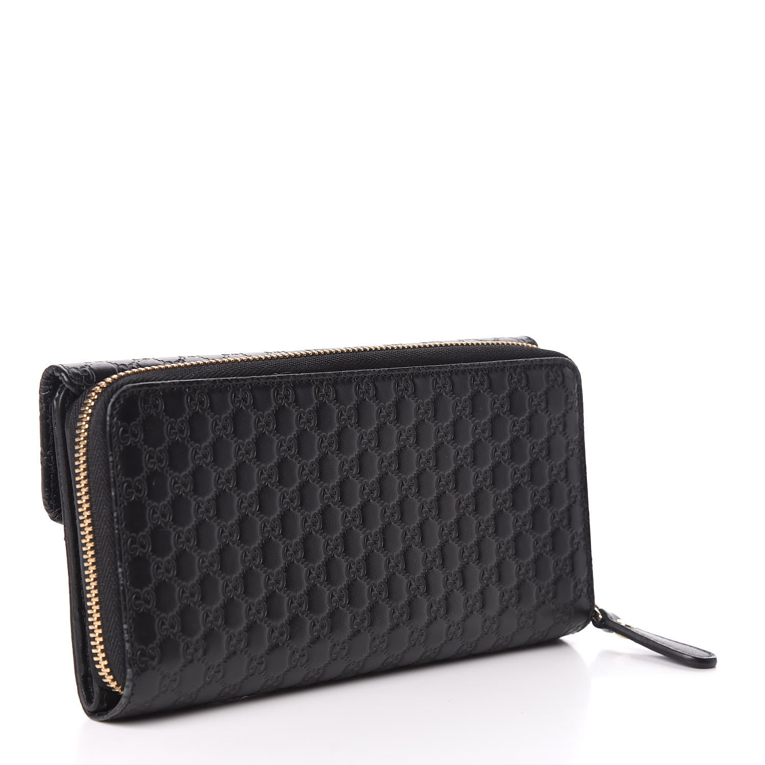 Gucci Soft Microguccissima Continental Zip Wallet Black 4 of 9