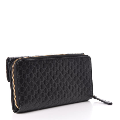Gucci Soft Microguccissima Continental Zip Wallet Black 4 of 9