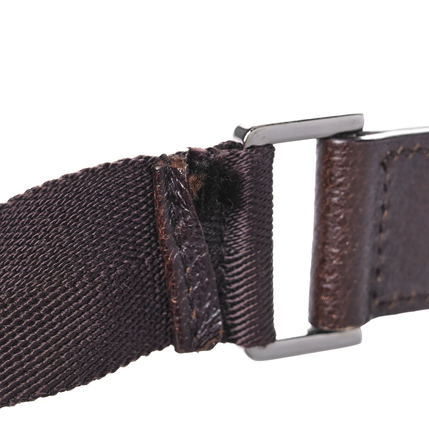 Monogram Flat Messenger Bag Dark Brown