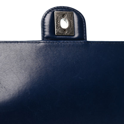 Chanel Lambskin Quilted Medium Crossing Times Flap Blue 11 of 13