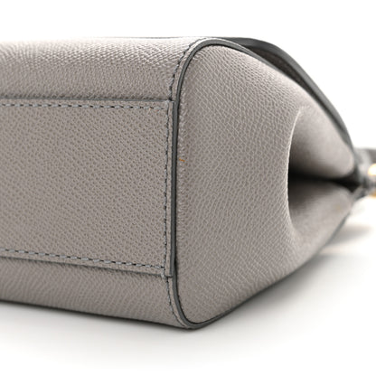 Dolce & Gabbana Dauphine Small Miss Sicily Satchel Grey 10 of 14
