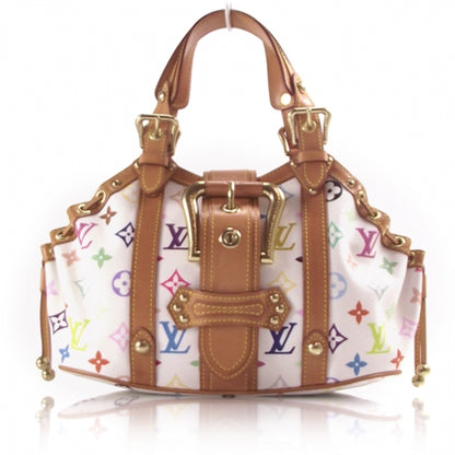 Louis Vuitton Monogram Multicolor Theda GM White 1 of 8