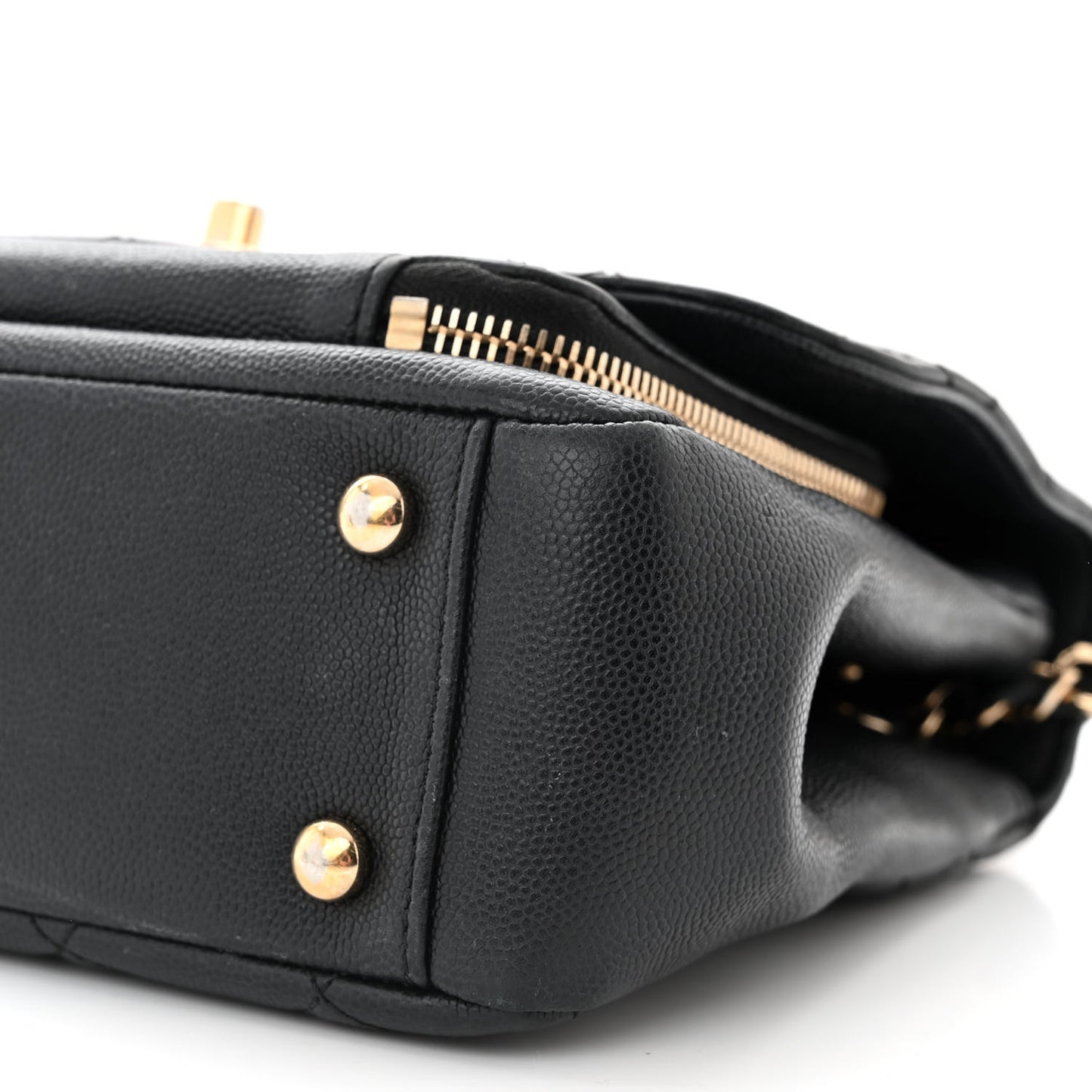 Caviar Quilted Medium Business Affinity Flap Black