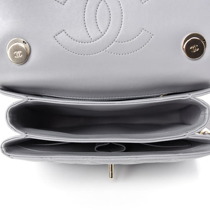 Chanel Lambskin Quilted Small Trendy CC Flap Dual Handle Bag Grey 5 of 11