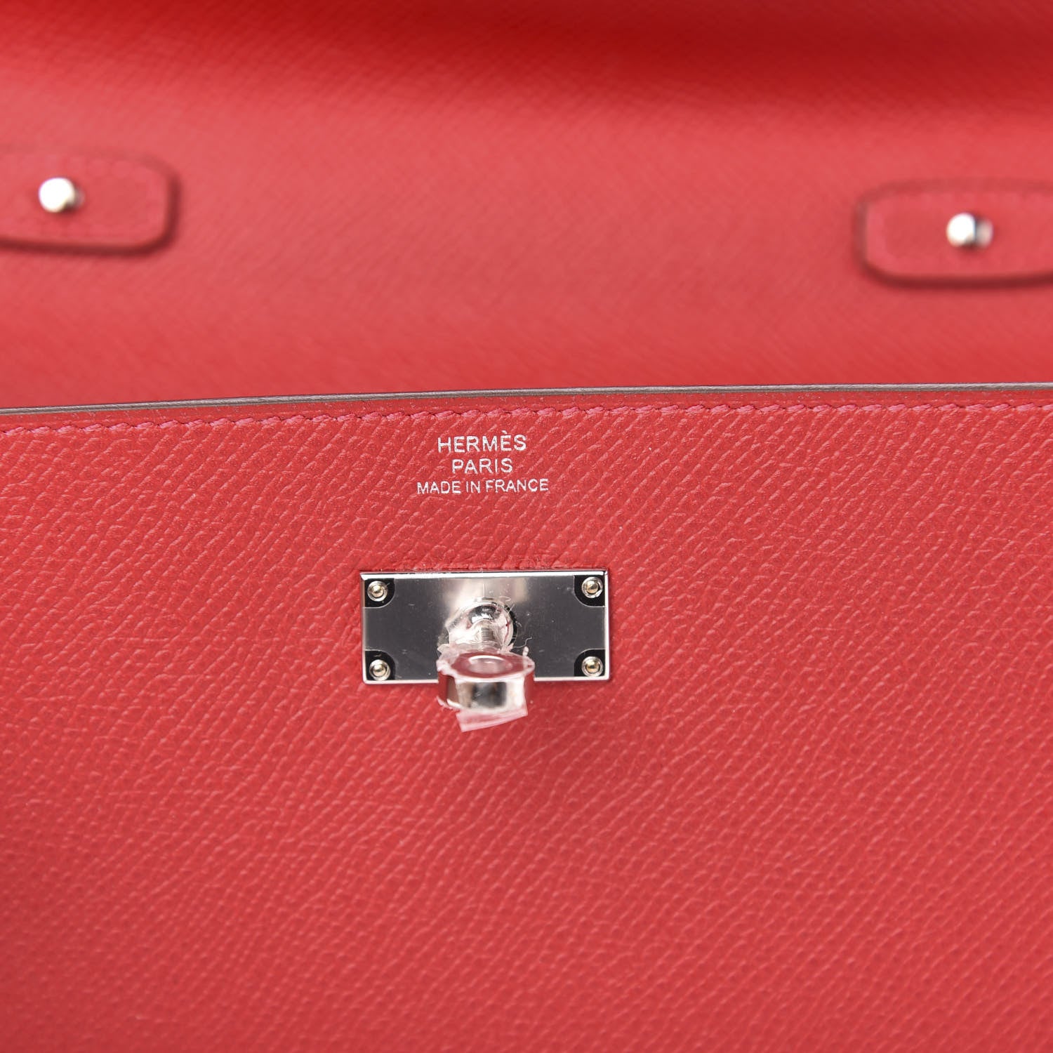 Hermes Epsom Kelly Wallet To Go Rouge Casaque 5 of 8