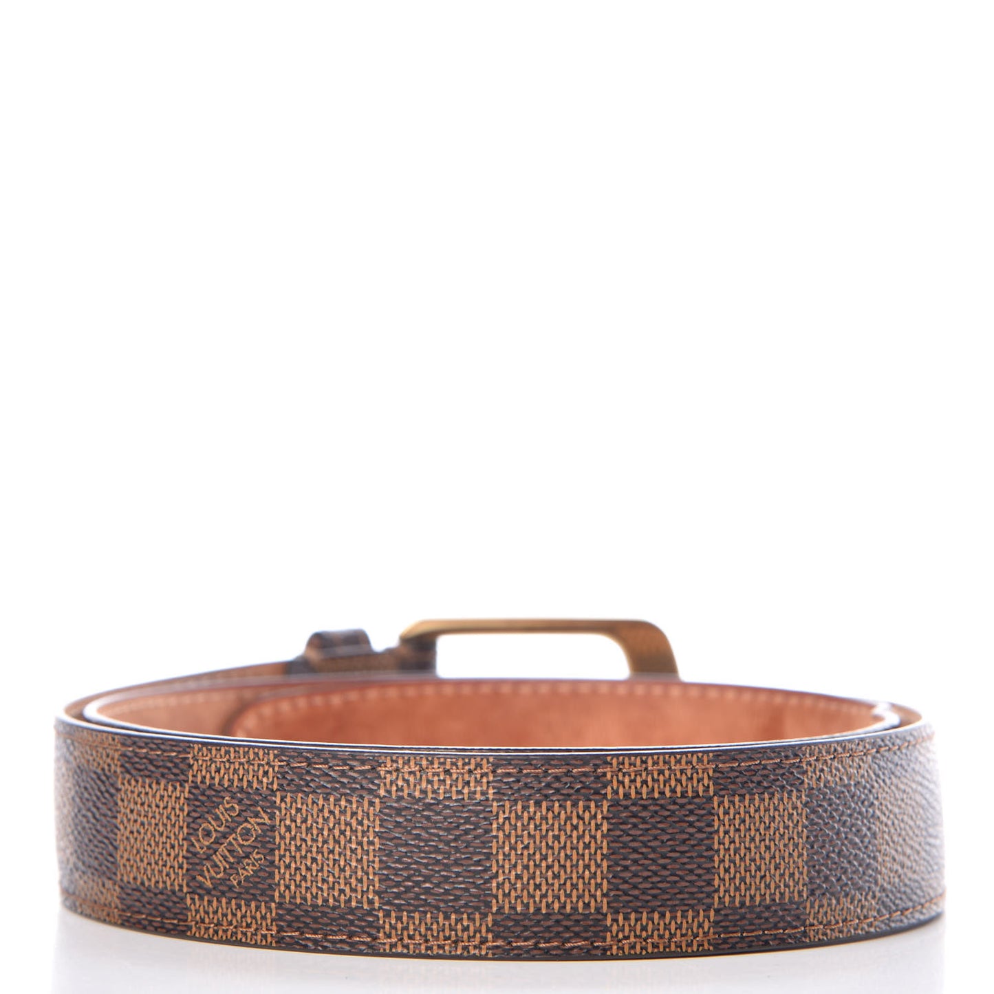 Damier Ebene 30mm Ellipse Belt 80 32
