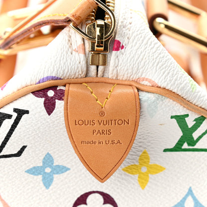 Louis Vuitton Monogram Multicolor Speedy 30 White 8 of 8