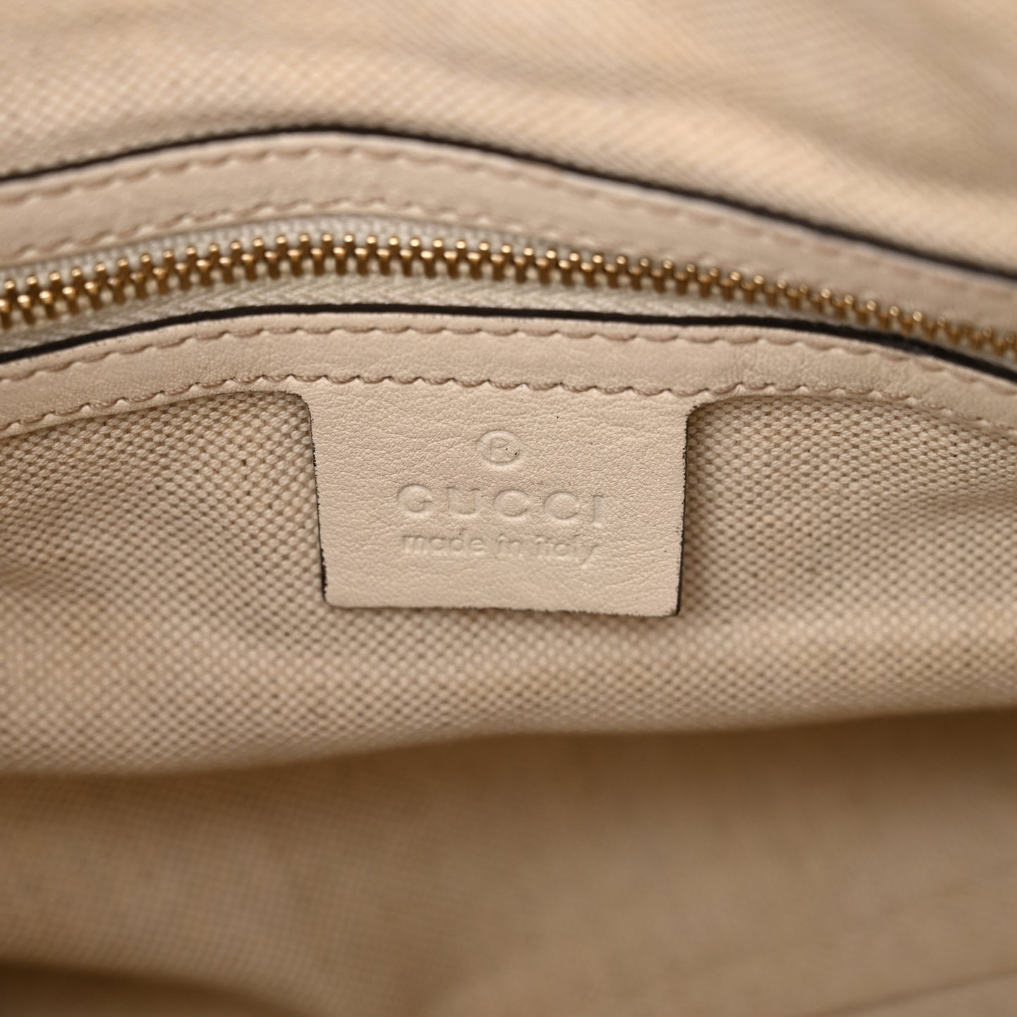 Calfskin Vintage Web Medium Boston White