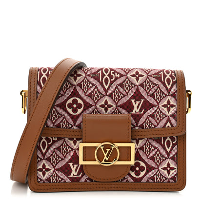 Louis Vuitton Jacquard Since 1854 Dauphine Mini Bordeaux 1 of 9