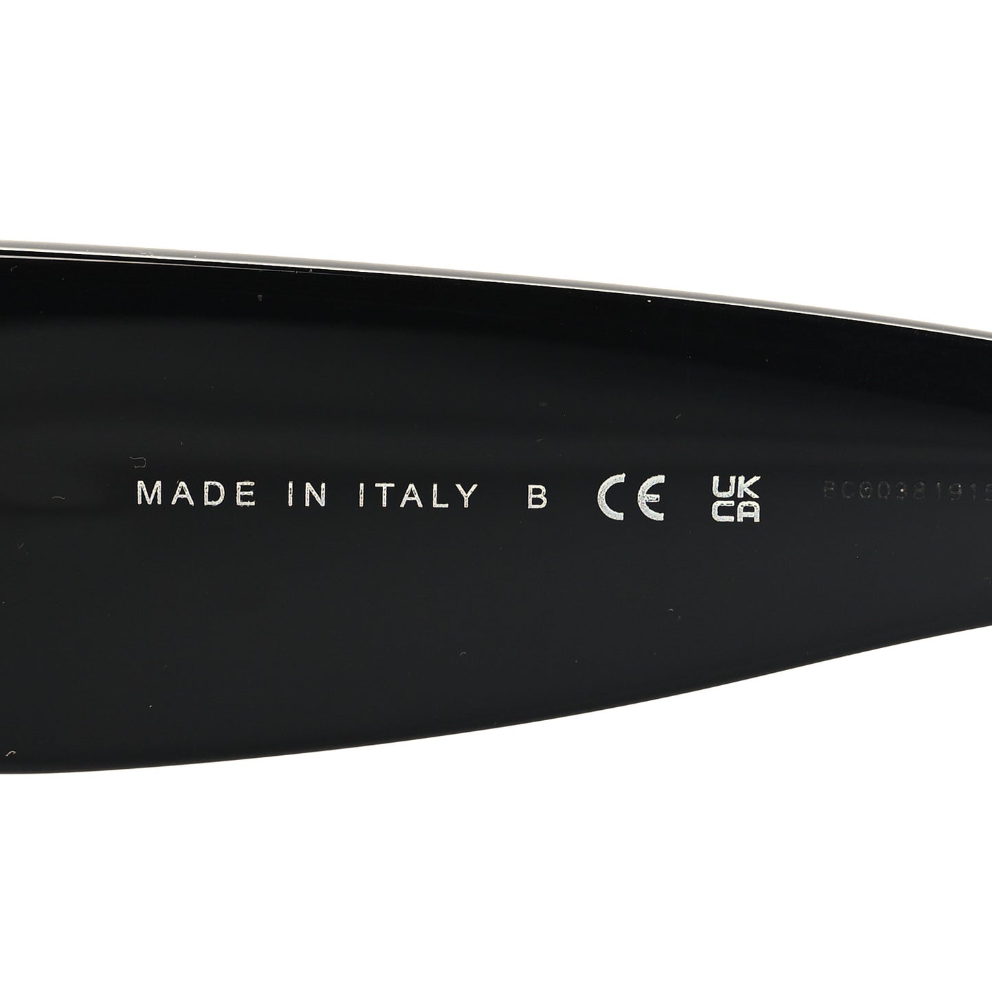 Acetate Rectangle Sunglasses 5435 Black