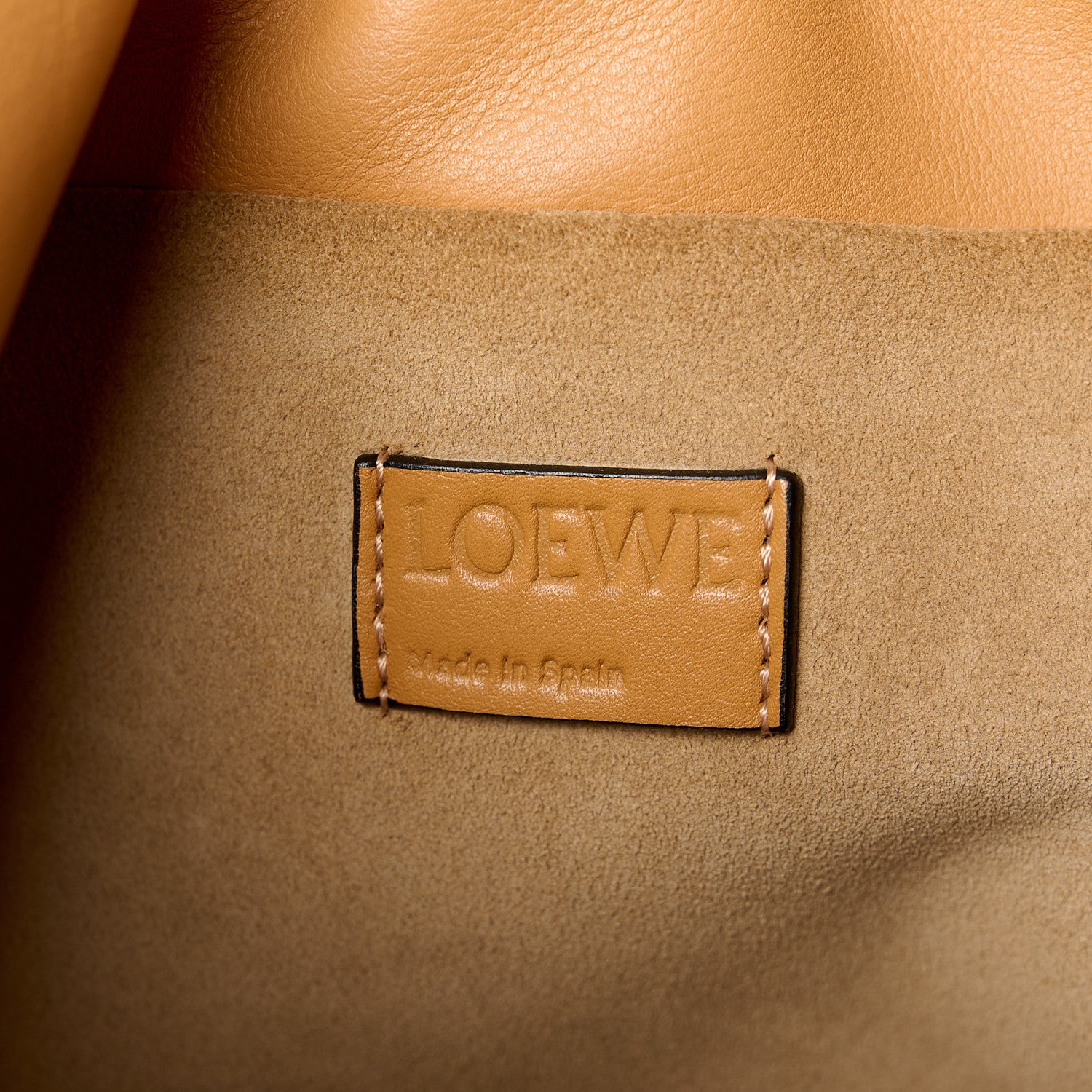 Loewe Nappa Medium Flamenco Knot Bag Tan 6 of 10