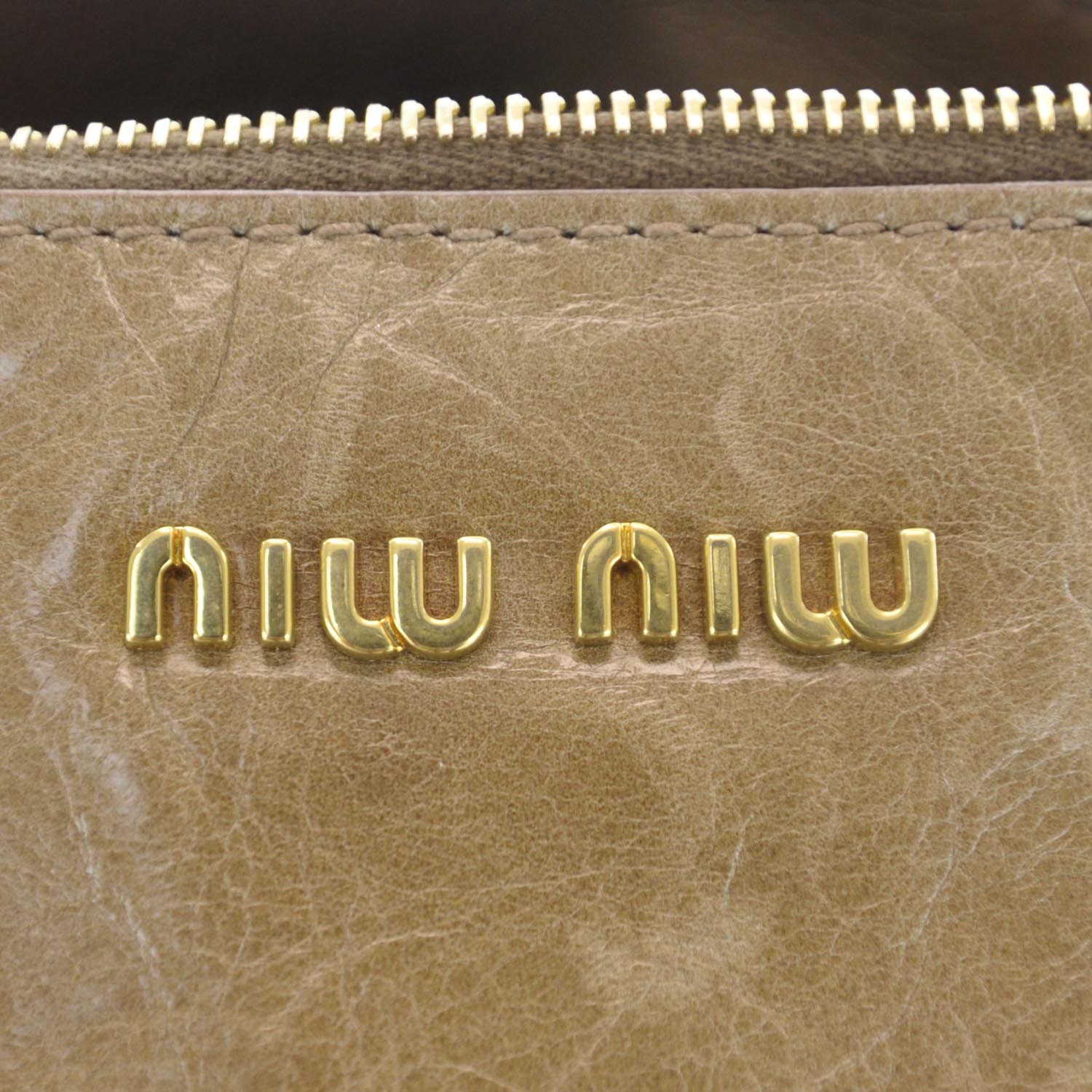 Miu Miu Leather Vitello Lux Bow Bag 8 of 10