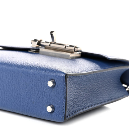 Hermes Chevre Mysore Mini Verrou Chaine Bag Bleu Agate 9 of 9