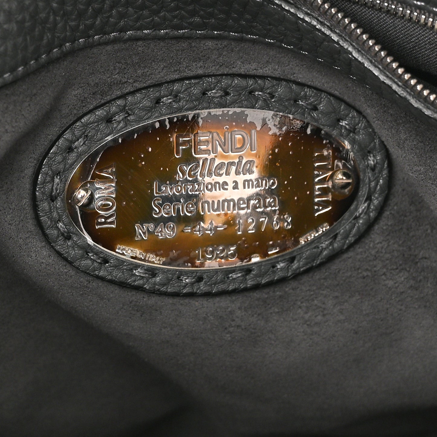 Nappa Romano Selleria Fringed Small Anna Bucket Bag Blue Cuoio