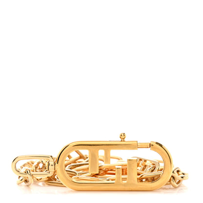 Fendi Metal O'Lock Strap You Gold 1 of 4