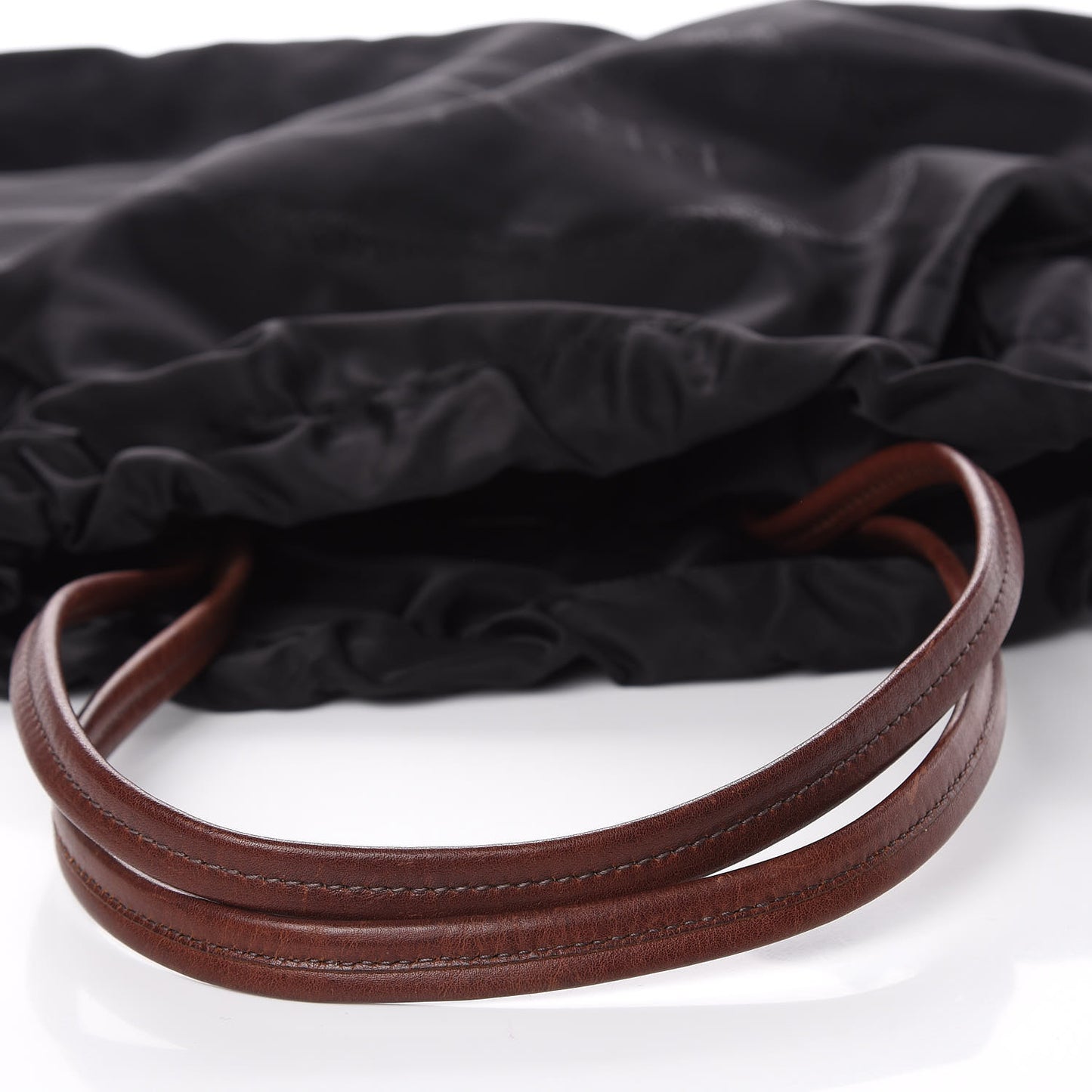 Tessuto Nylon Jacquard Logo Tote Black
