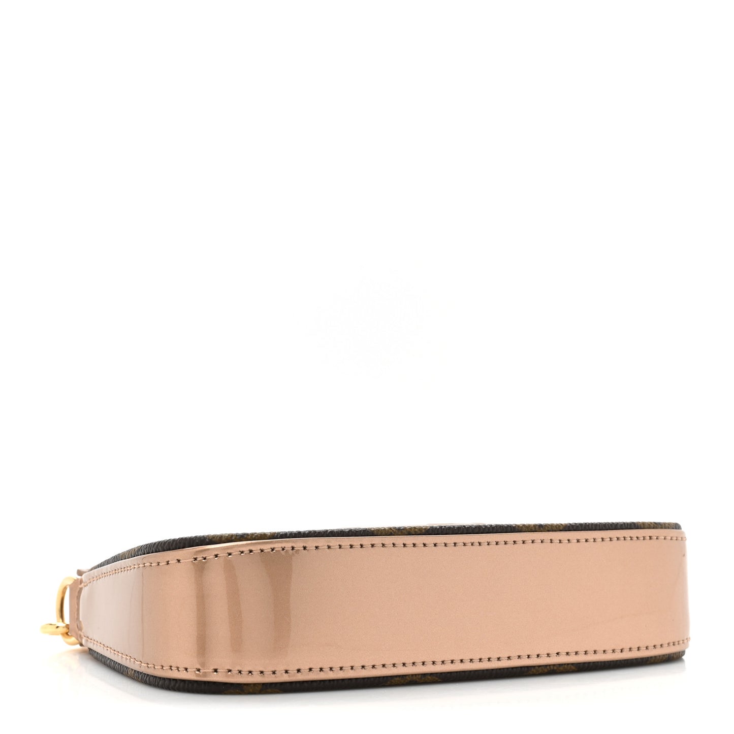 Metallic Vernis Mini Pochette Accessories Rose Gold
