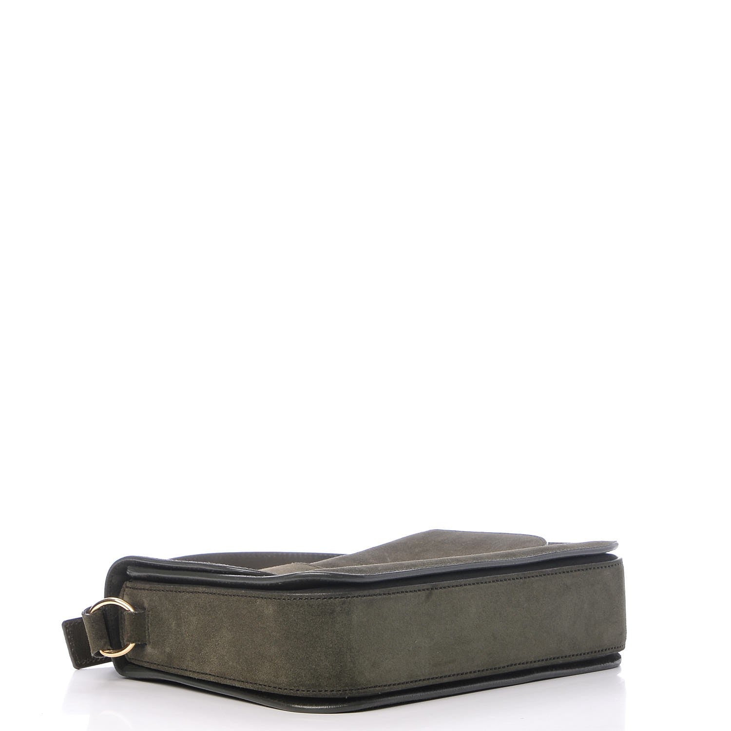 Saint Laurent Suede Large ChYc Flap Bag Green 4 of 9