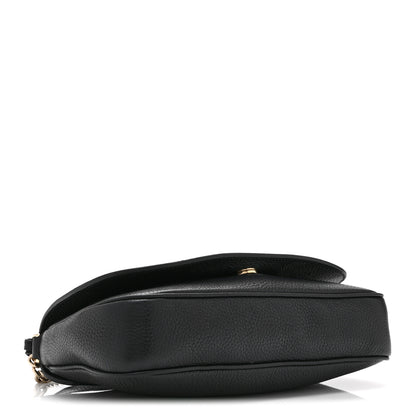 Gucci Pebbled Calfskin Medium Soho Flap Crossbody Black 4 of 10