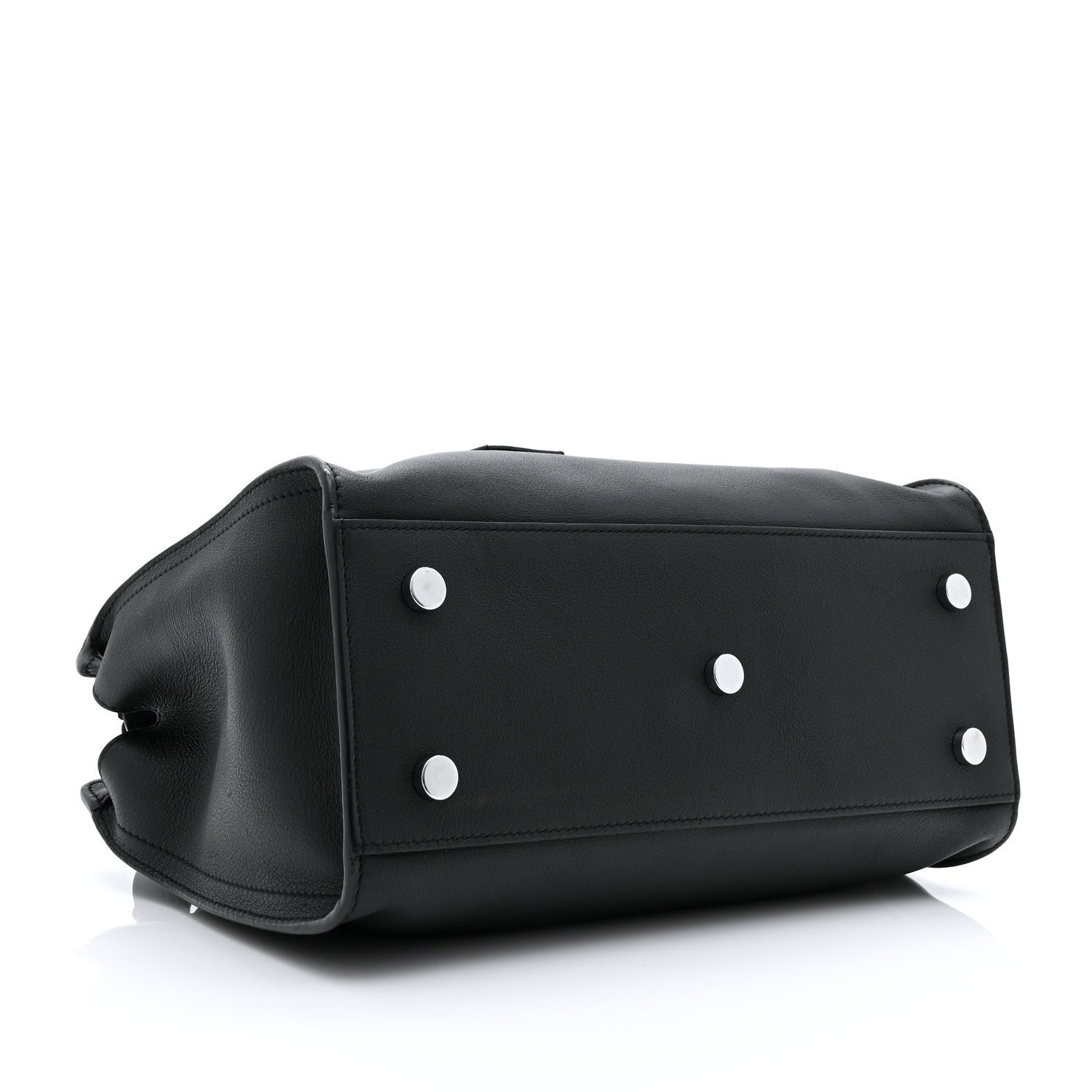 Saint Laurent Calfskin Monogram Baby Downtown Cabas Black 4 of 10