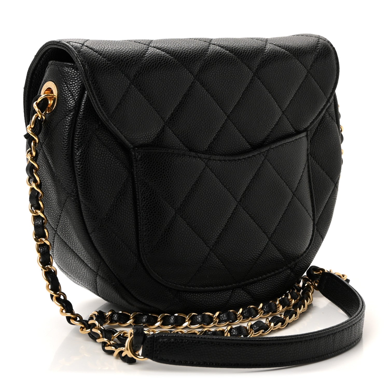 Chanel Caviar Quilted Mini Messenger Flap Black 3 of 11