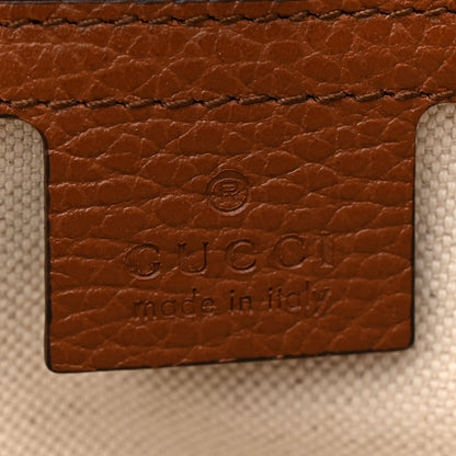 Gucci New Denim GG Monogram Medium Ophidia Shopping Tote Blue Tea Cuir 6 of 11