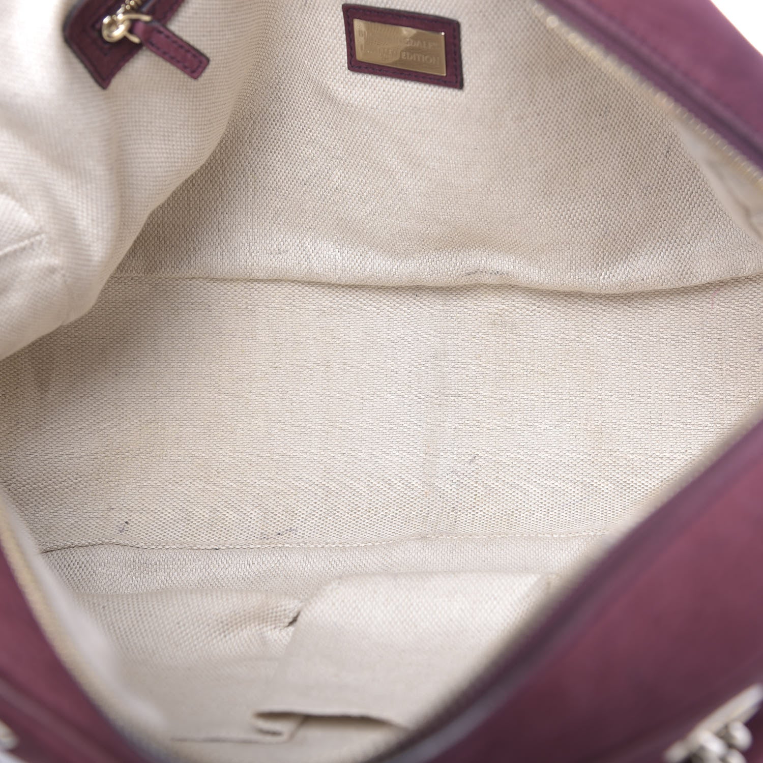 Gucci Vitello Range Medium Soho Bowler Burgundy 5 of 36