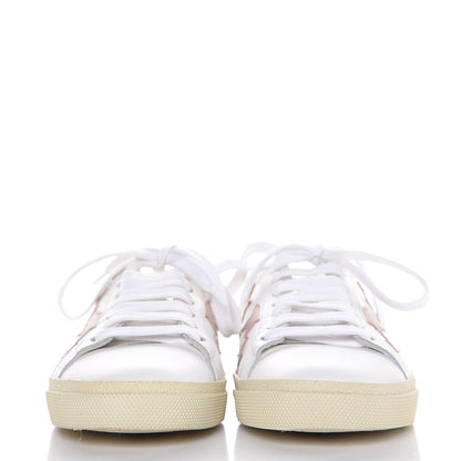 Saint Laurent Nappa Star Court Sneakers 37 Off White Rose 2 of 10