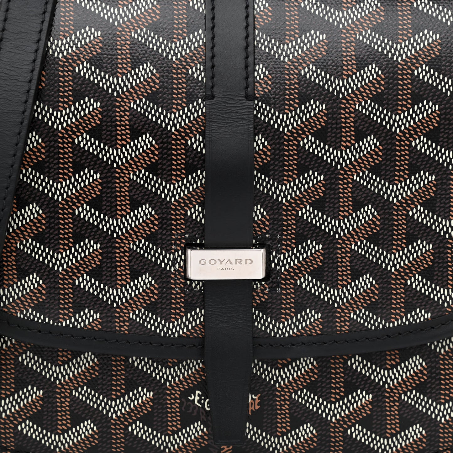 Goyardine Belvedere II PM Messenger Bag Black