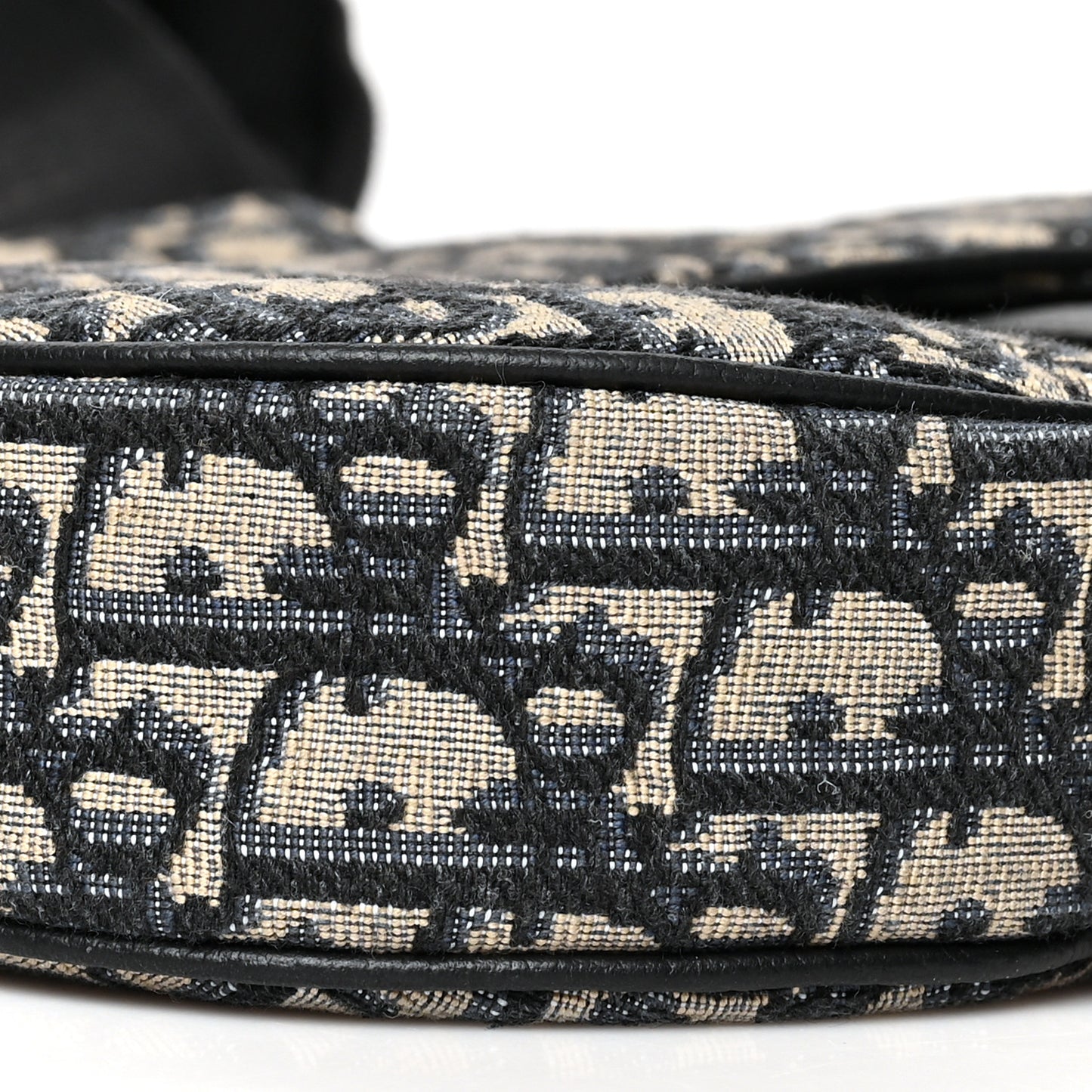 Oblique Mens Saddle Bag Blue
