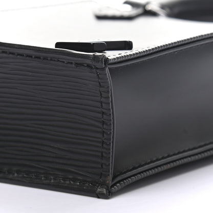 Louis Vuitton Epi Petit Sac Plat Black 8 of 8