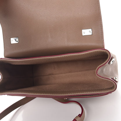 Louis Vuitton Soft Calfskin Lockme II Chain Bag BB Taupe Glace 5 of 9