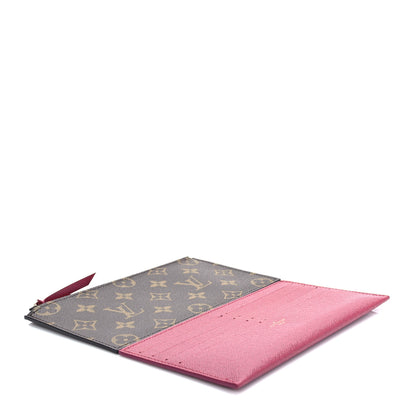 Louis Vuitton Monogram Pochette Felicie Chain Wallet Fuchsia 10 of 10