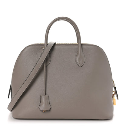 Hermes Taurillon Novillo 1923 Bolide 30 Gris Asphalte 1 of 11