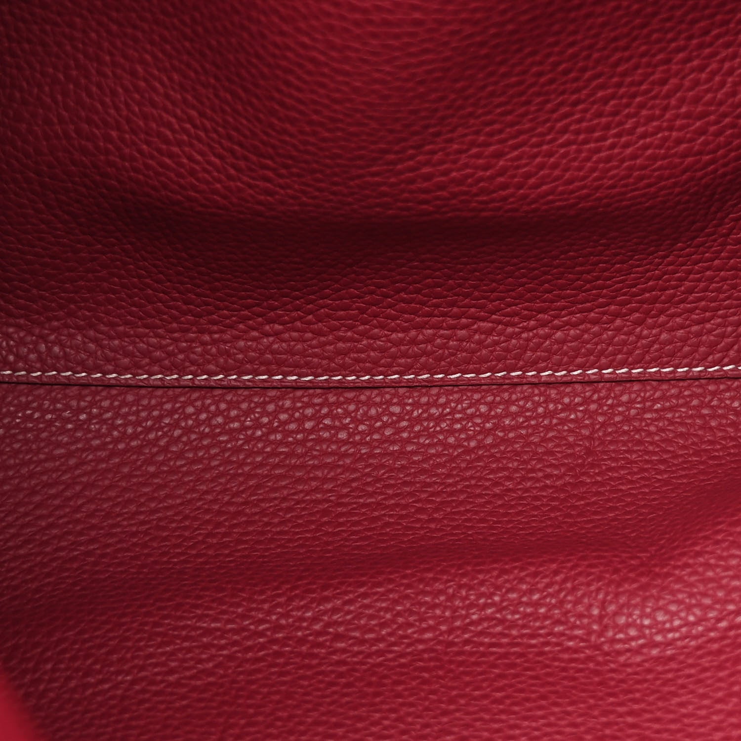 Hermes Taurillon Clemence Double Sens 45 Reversible Tote  Rubis Rose Jaipur 9 of 18