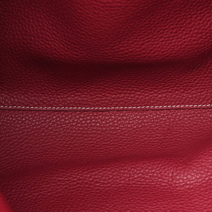 Hermes Taurillon Clemence Double Sens 45 Reversible Tote  Rubis Rose Jaipur 9 of 18
