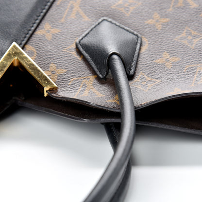 Louis Vuitton Calfskin Monogram Kimono Tote Black 19 of 25