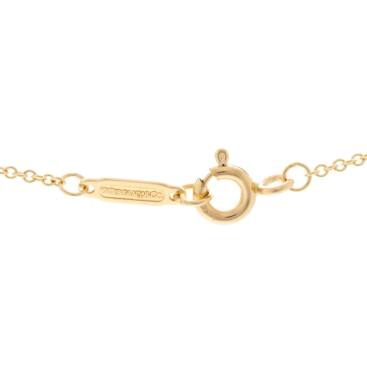 Tiffany 18K Yellow Gold Chain Necklace 18" 4 of 4