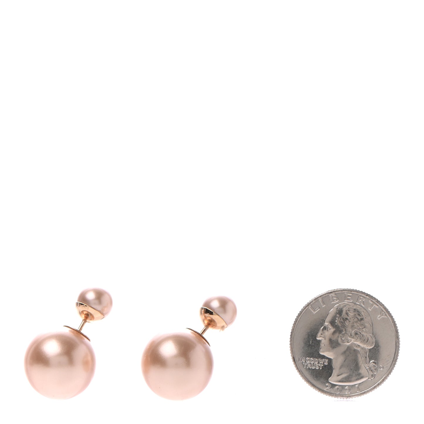 Pearl Mise En Dior Tribal Earrings Pink