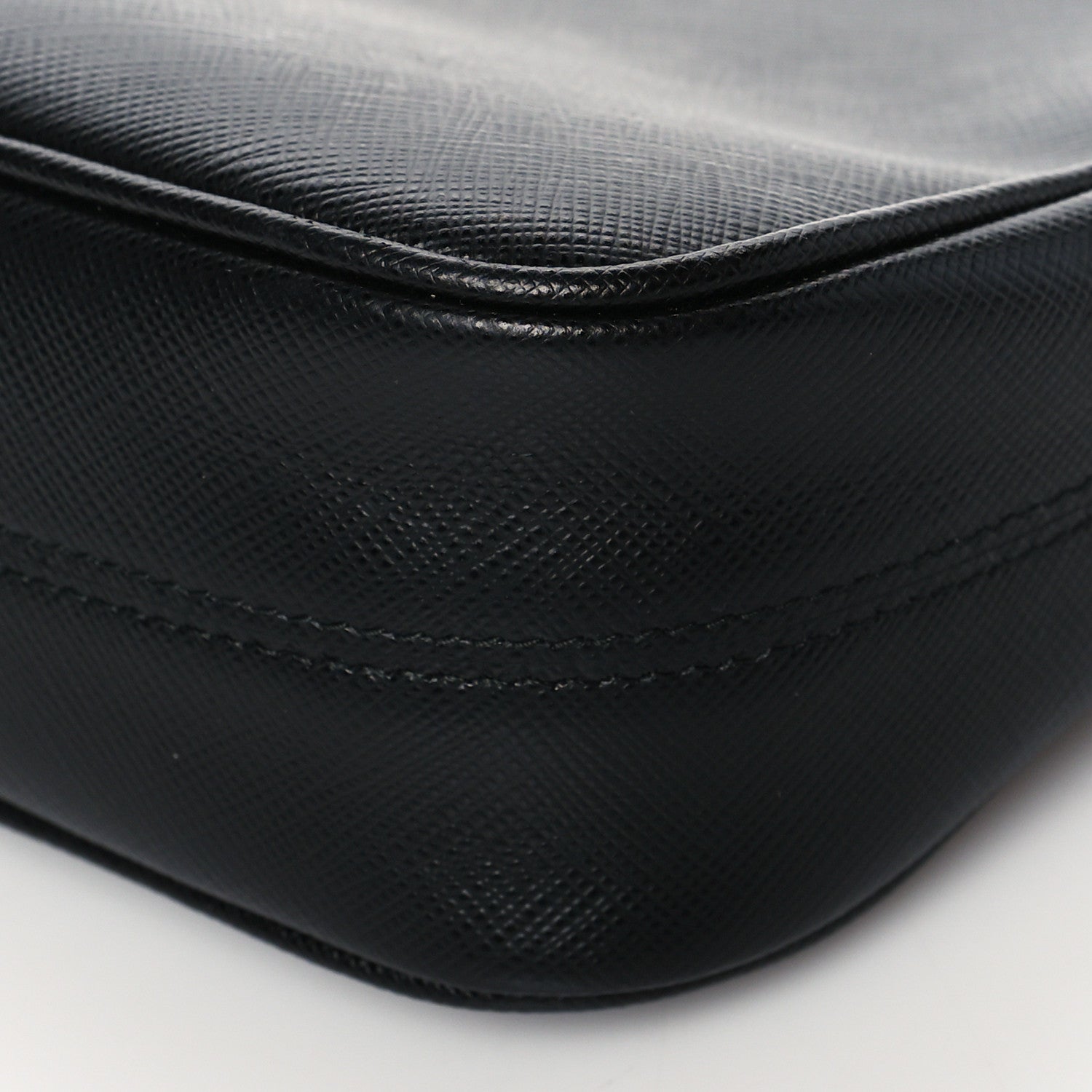 Prada Saffiano Lux Re-Edition 2005 Shoulder Bag Black 11 of 11